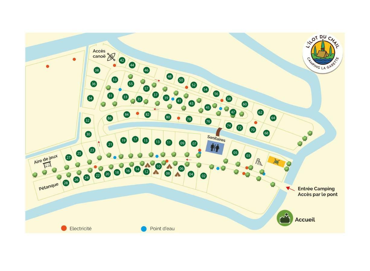 Camping L'Ilot Du Chail Sansais Εξωτερικό φωτογραφία